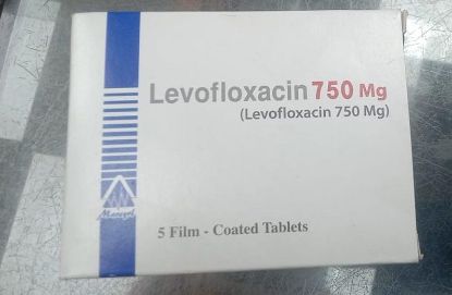 Picture of LEVOFLOXACIN 750 MG 5 F.C.TABS.