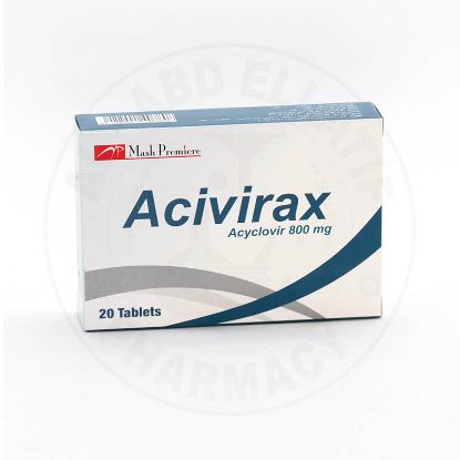 Picture of ACIVIRAX 800MG 20 TABS.