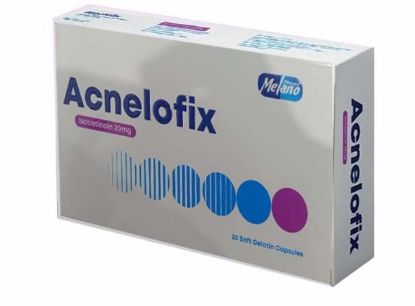 Picture of ACNELOFIX 20 MG 20 CAPS.