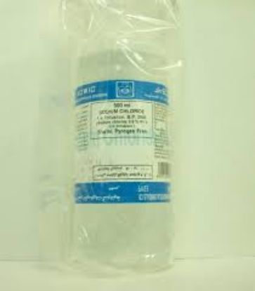 Picture of SODIUM CHLORIDE 0.9% (ALLMED) I.V. INF. 500 ML
