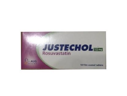 Picture of JUSTECHOL 10 MG 14 F.C. TABS.