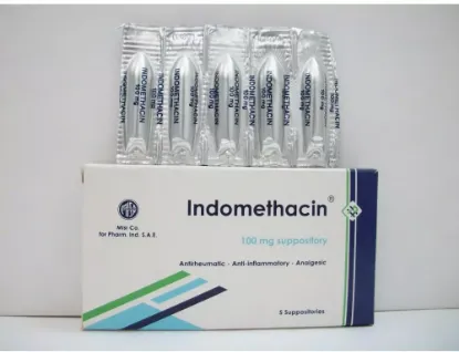 Picture of INDOMETHACIN 100MG 5 SUPP. (MISR)