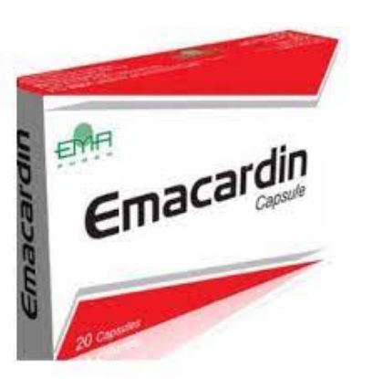 Picture of EMACARDIN 450 MG 20 CAPS.