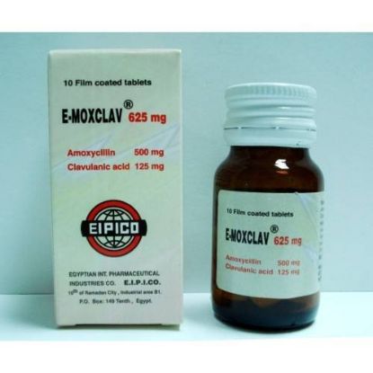Picture of E-MOXCLAV 625MG 10 TAB.