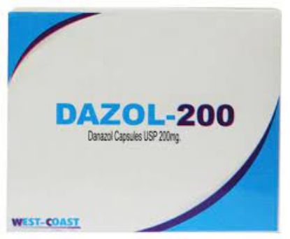Picture of DAZOL 200MG 10 CAPS.
