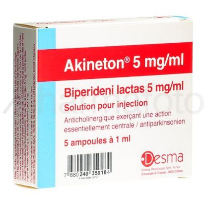 Picture of AKINETON 5 MG/ML 5 AMPS