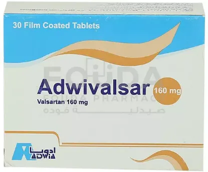 Picture of ADWIVALSAR 160MG 30 SCORED F.C. TABS.