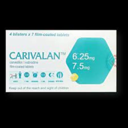Picture of CARIVALAN 6.25/7.5MG 28 F.C. TABS.
