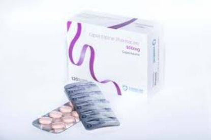 Picture of CAPECITABINE PHARMACARE 500 MG 120 F.C. TABS.
