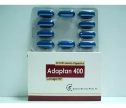 Picture of ADAPTAN 400 MG 10 SOFT GELATIN CAPS.