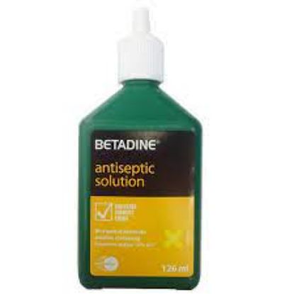 Picture of BETADINE ANTISEPTIC SOLUTION 1 LITRE 