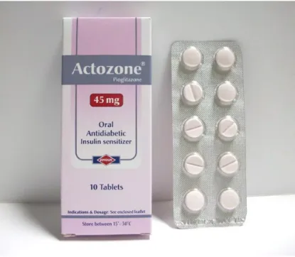 Picture of ACTOZONE 45MG 10 TAB.